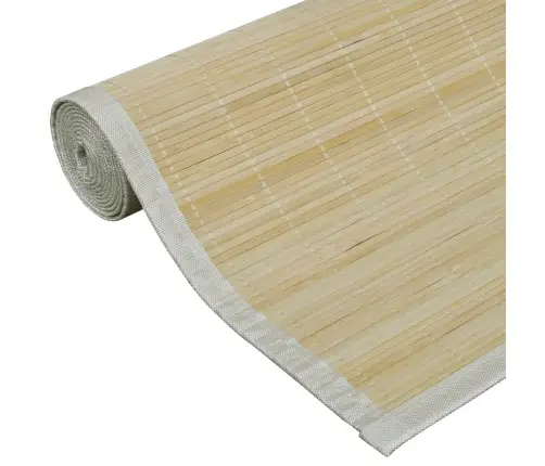 Paklājs, Taisnstūra, Dabīgs Bambuss, 120X180 Cm