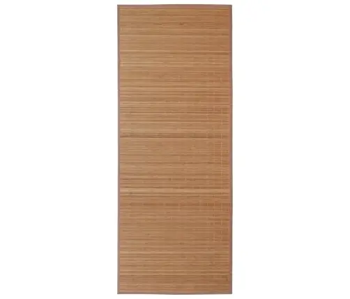 Kilimas, 80X300cm Rudos Spalvos, Bambukas, Stačiakampis