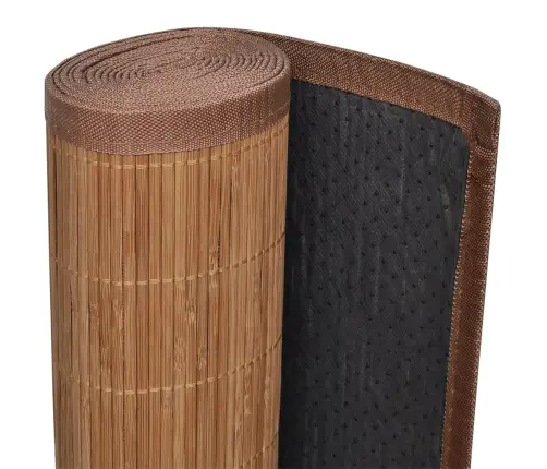 Kilimas, 80X300cm Rudos Spalvos, Bambukas, Stačiakampis