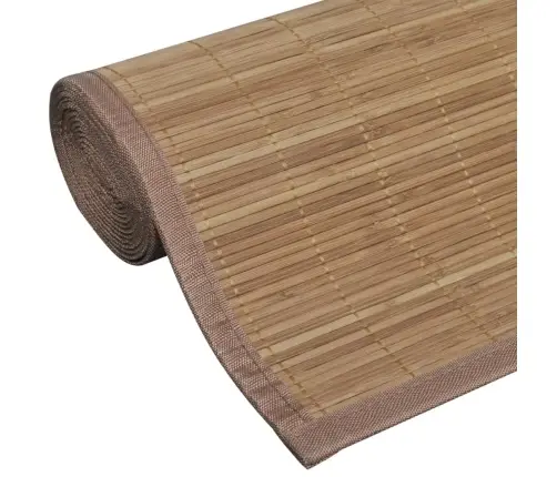 Kilimas, 120X180cm Rudos Spalvos, Bambukas, Stačiakampis Kilimas, 120X180cm Rudos Spalvos, Bambukas, Stačiakampis