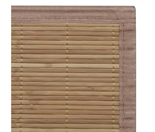 Kilimas, 120X180cm Rudos Spalvos, Bambukas, Stačiakampis Kilimas, 120X180cm Rudos Spalvos, Bambukas, Stačiakampis