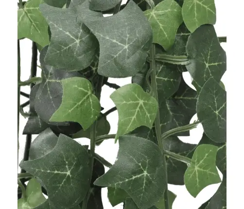 2 Mākslīgie Efejas Krūmi 90 Cm Zaļi