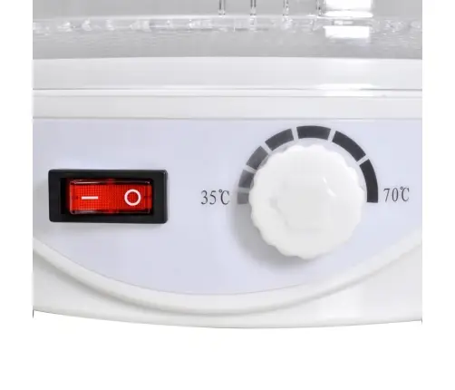 Maisto Džiovintuvas Su 6 Sudedamais Padėklais, Apvalus