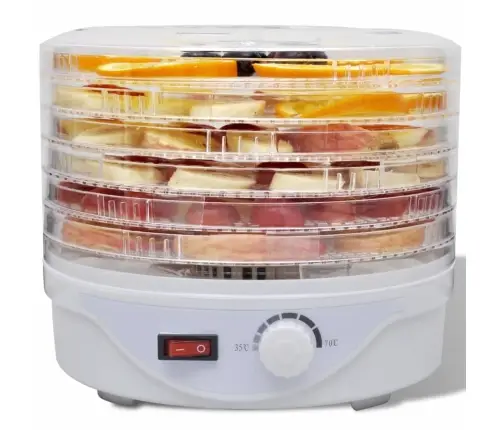 Maisto Džiovintuvas Su 6 Sudedamais Padėklais, Apvalus