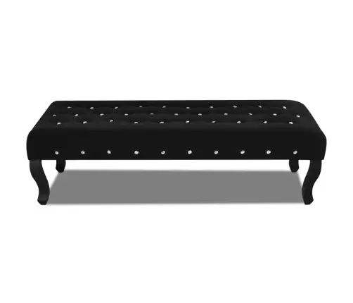 Suoliukas, Juodos Spalvos, Audinys Su Krištolo Sagomis