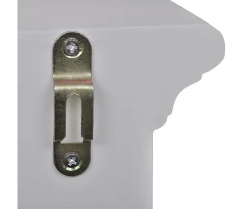 Virtuves Sienas Skapītis, Stikla Durvis, Balts Koks  Vidaxl