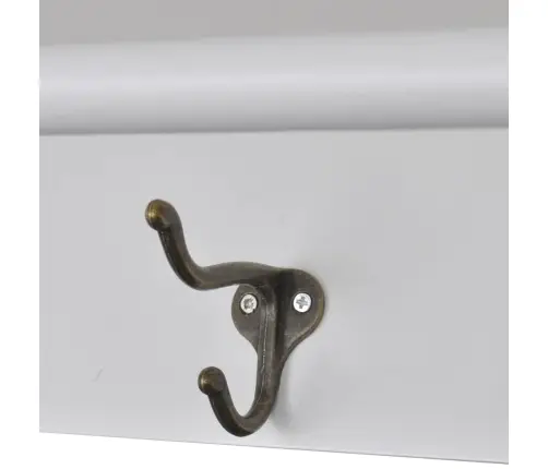 Virtuves Sienas Skapītis, Stikla Durvis, Balts Koks  Vidaxl