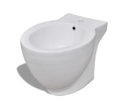 Tualetes Pods Un Bidē, Balta Keramika Vidaxl