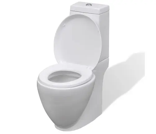 Tualetes Pods Un Bidē, Balta Keramika Vidaxl