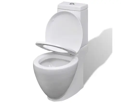 Tualetes Pods Un Bidē, Balta Keramika Vidaxl