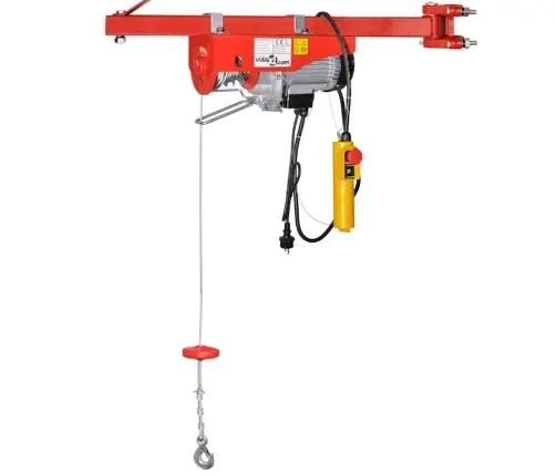 Elektriskā Vinča Ar Trosi 1000W 200/400Kg