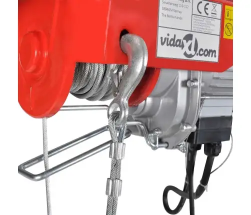 Elektriskā Vinča Ar Trosi 1000W 200/400Kg