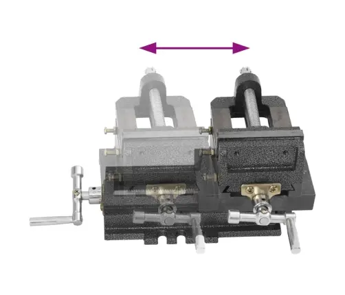 Ar Roku Darbināmas Krustveida Skrūvspīles, 78 Mm Vidaxl