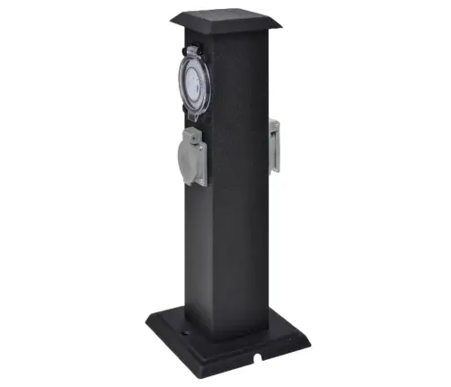 Stovas Su Kištukiniais Lizdais Sodui Su Laikmačiu, Juodas