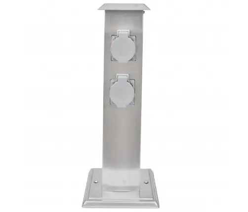 Dārza Strāvas Sadalītājs 4 Rozetes, Nerūsējošais Tērauds