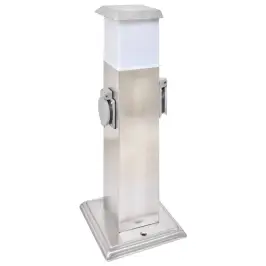 Dārza Strāvas Sadalītājs Ar Lampu, Nerūsējošais Tērauds