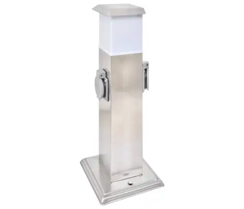 Dārza Strāvas Sadalītājs Ar Lampu, Nerūsējošais Tērauds