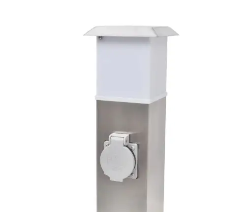 Dārza Strāvas Sadalītājs Ar Lampu, Nerūsējošais Tērauds