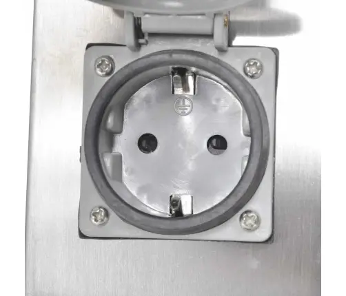 Dārza Strāvas Sadalītājs Ar Lampu, Nerūsējošais Tērauds