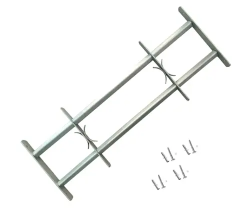 Regulējama Logu Drošības Reste Ar 2 Stieņiem, 1000 - 1500 Mm