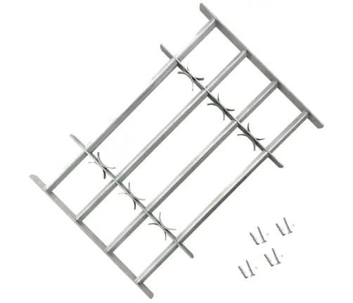 Logu Drošības Reste Ar 4 Stieņiem, Regulējama, 500-650 Mm
