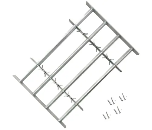 Regulējama Logu Drošības Reste Ar 4 Stieņiem, 700 - 1050 Mm