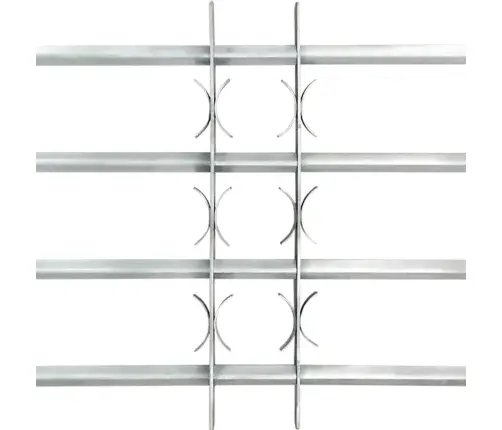 Regulējama Logu Drošības Reste Ar 4 Stieņiem, 1000 - 1500 Mm