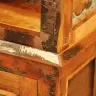 Grāmatu Skapis, Antīks Stils, Pārstrādāts Masīvkoks Vidaxl