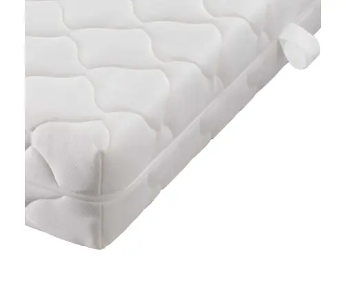 Gulta Ar Matraci, Melns Metāls, 180X200 Cm Vidaxl