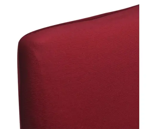 Elastīgi Krēslu Pārvalki, 6 Gab., Bordo Vidaxl