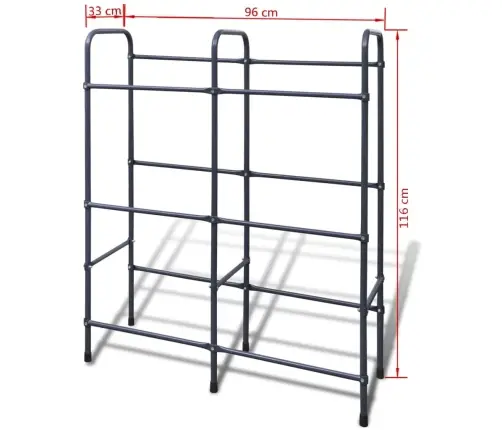 Tērauda Plaukts 6 Kastēm