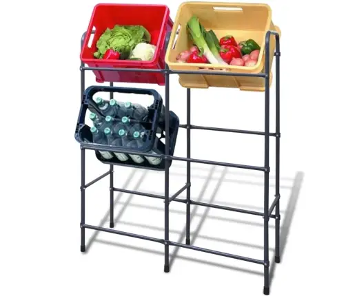 Tērauda Plaukts 6 Kastēm