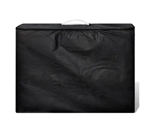 Kreemvalge Kokkupandav Massaažilaud Alumiiniumraamiga 3-Tsooniline