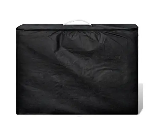 Kreemjasvalge Kokkupandav Massaažilaud 4 Tsooni, Alumiiniumraamiga