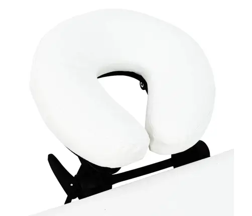 Saliekams Masāžas Galds Bēšs 4 Zonas Alumīnija Rāmis