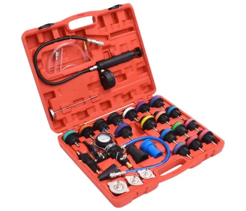 Radiatorių Slėgio Tikrinimo Komplektas, 28 Dalių