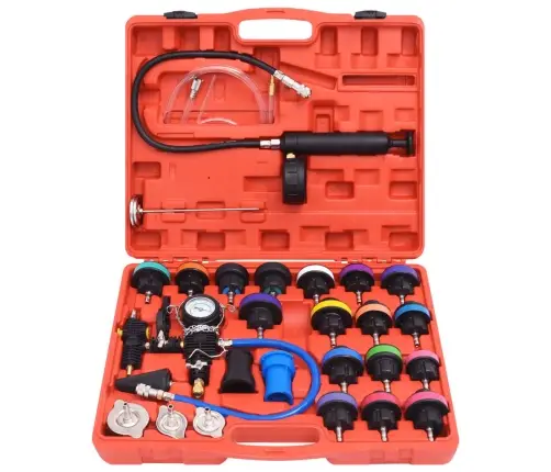 Radiatorių Slėgio Tikrinimo Komplektas, 28 Dalių