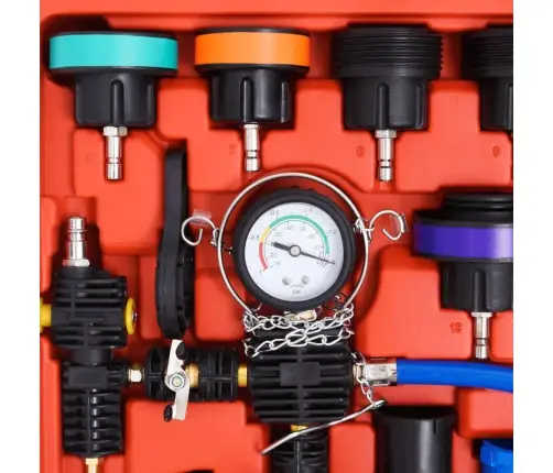 Radiatorių Slėgio Tikrinimo Komplektas, 28 Dalių