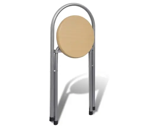 Sulankstomas Baro Baldų Pusryčiams Komplektas Su 2 Kėdėmis