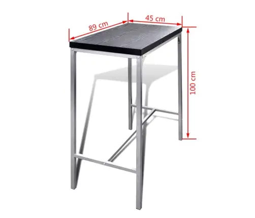 Brokastu Bāra Mēbeļu Komplekts  Vidaxl