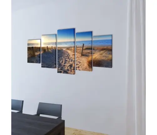 Modulārā Foto Glezna Smilšu Pludmale 200 X 100 Cm