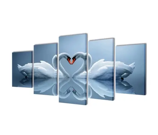 Modulārā Foto Glezna Gulbji 200 X 100 Cm