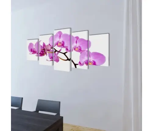 Seinamaalikomplekt Orhideega, 200 X 100 Cm