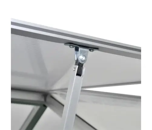 Siltumnīca Ar Pamatnes Rāmi, Pastiprināts Alumīnijs, 4,6 M² Vidaxl