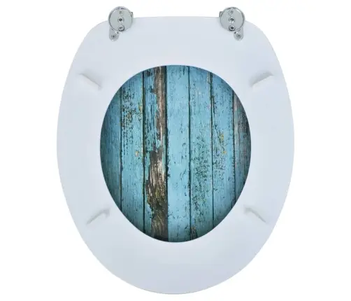 Tualetes Poda Vāks Mdf Ar Veca Koka Dizainu