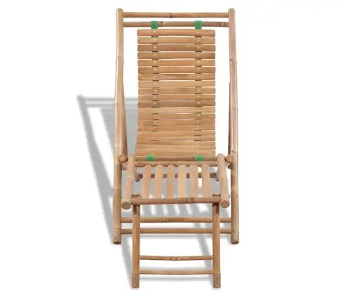 Lauko Terasos Krėslas Su Pakoju, Bambukas