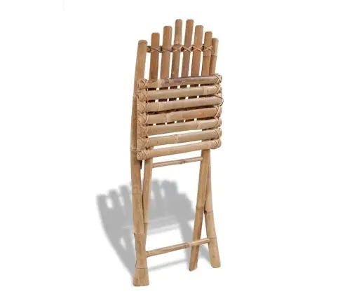 5-Daļīgs Dārza Mēbeļu Komplekts, Saliekams, Bambuss Vidaxl