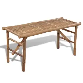 Saliekams Dārza Sols, 118 Cm, Bambuss Vidaxl