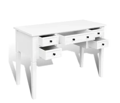 Rakstāmgalds Ar 5 Atvilktnēm, Balts