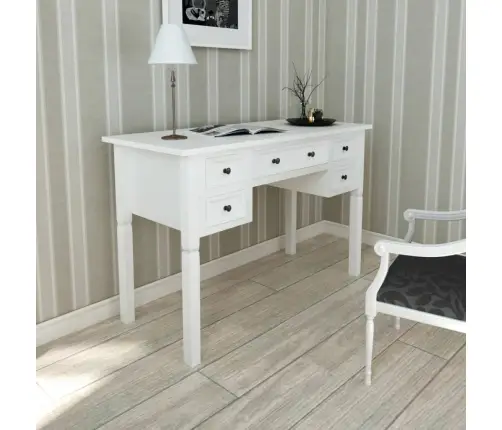 Rakstāmgalds Ar 5 Atvilktnēm, Balts